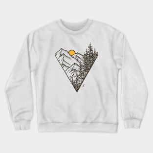 Morning Mountains Crewneck Sweatshirt